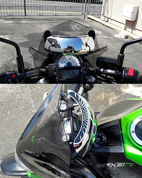 RiderScan's tweet image. Rebecca Chaouche's Kawasaki ER 6N with Puig screen
 
Nice! Thanks Rebecca, ride safe.