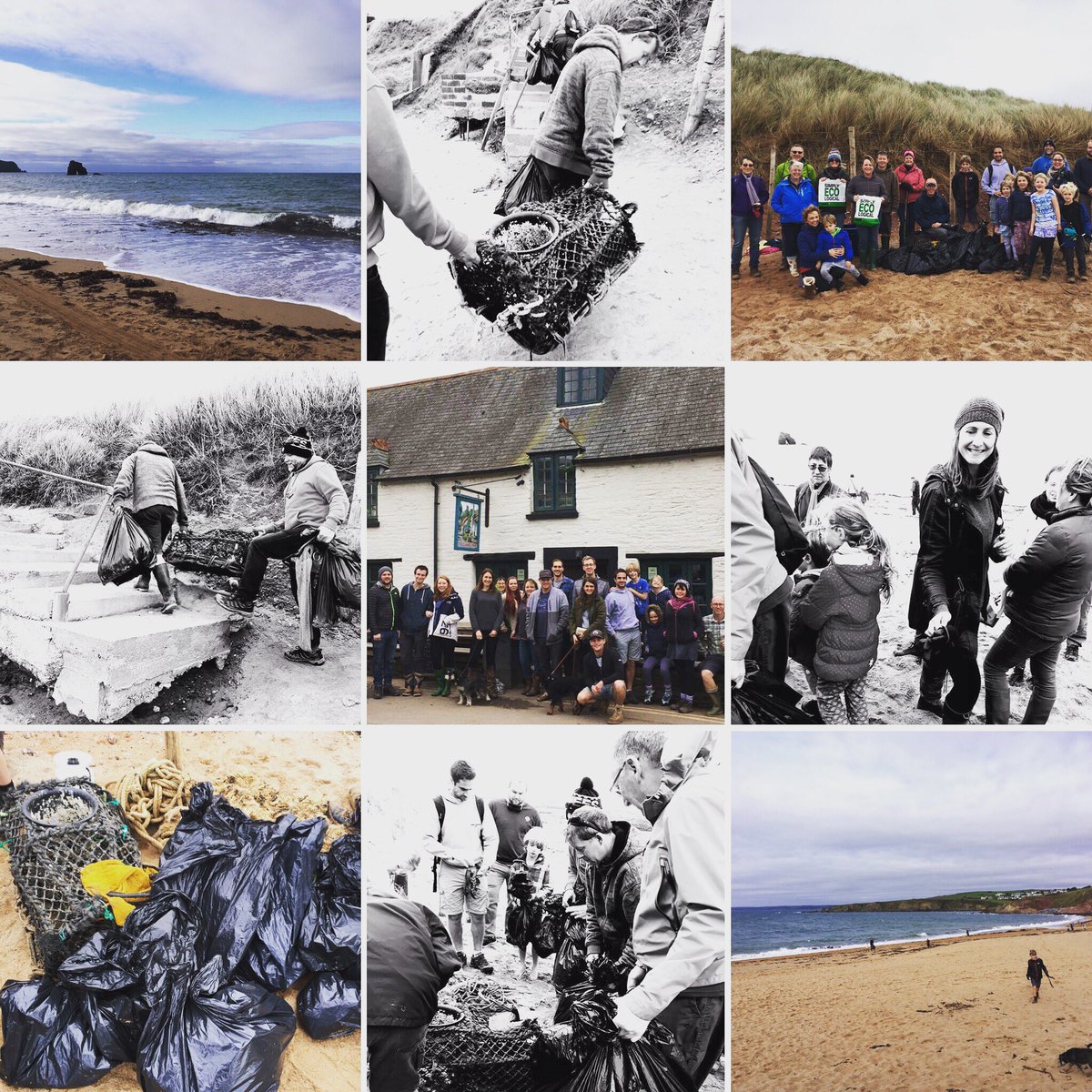 LessPlasticUK's tweet image. Thanks to everyone who came to our #beachclean today! 👏🙌 And theThurlestone Village Inn who generously provided hot drinks afterwards ☕️😍