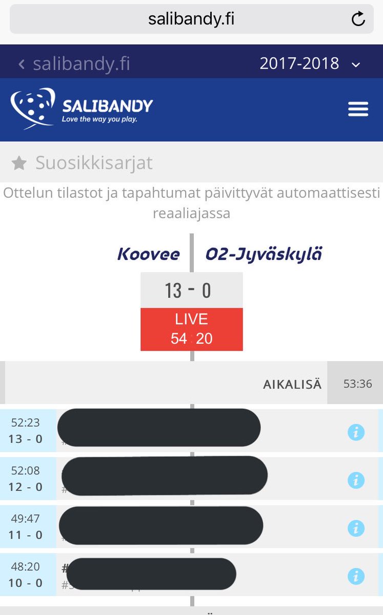 Joku valmentaja olis saattanut ottaa aikalisän hieman eri kohdassa peliä. #salibandy #tyttösäbäontimanttia <a href="/o2jklnaiset/">O2-Jyväskylä naiset</a> #liiga