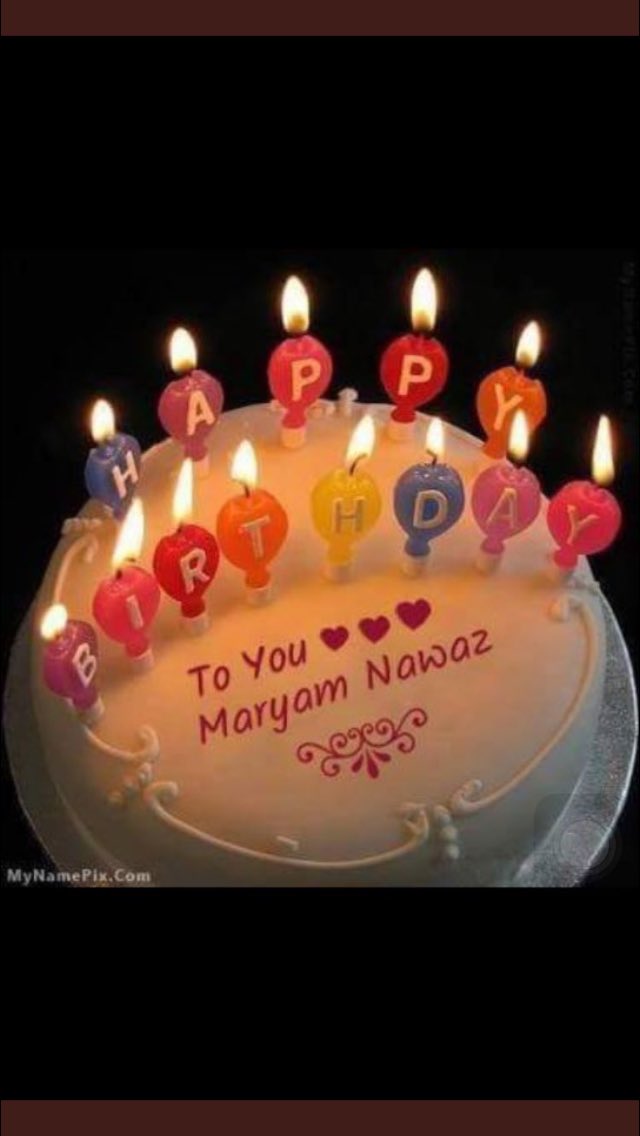 Happy birthday to Maryam Nawaz Sharif-Amjad Malik 