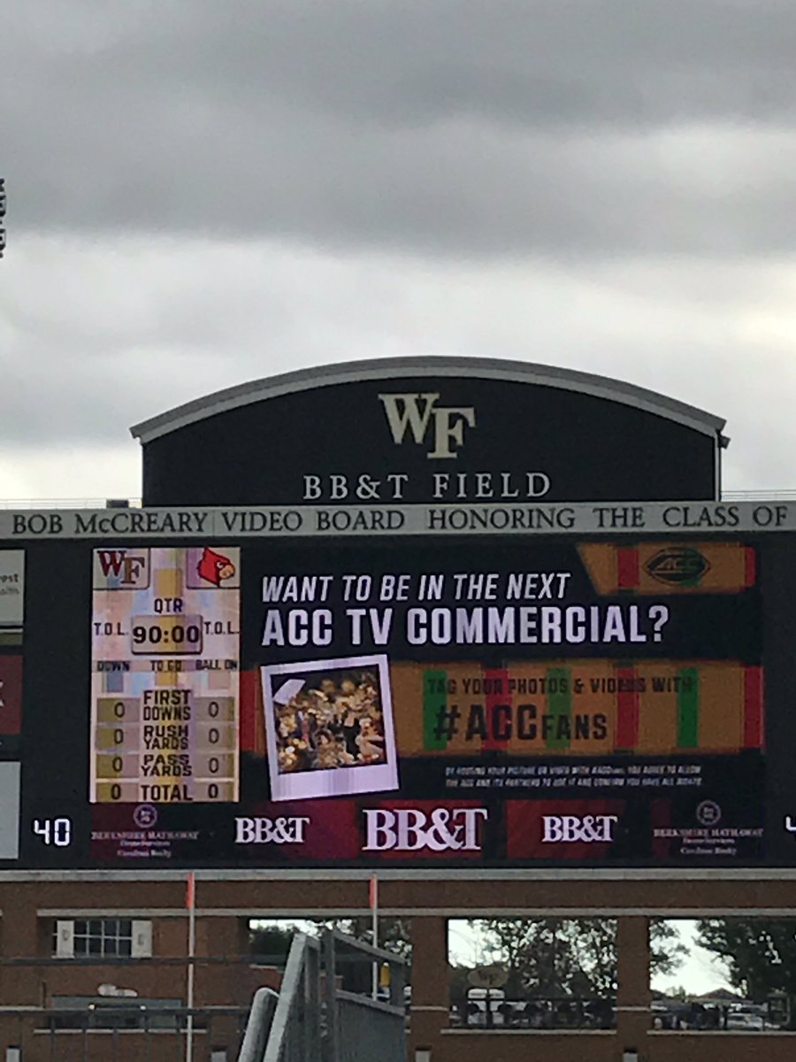 FBCoachK's tweet photo. ACC Game Day. Great to play in one of the best conferences in America. On National TV again. Cards ready to shine. #ACCCARDS #The'Ville L1C4 https://t.co/HZcVIG8jp4