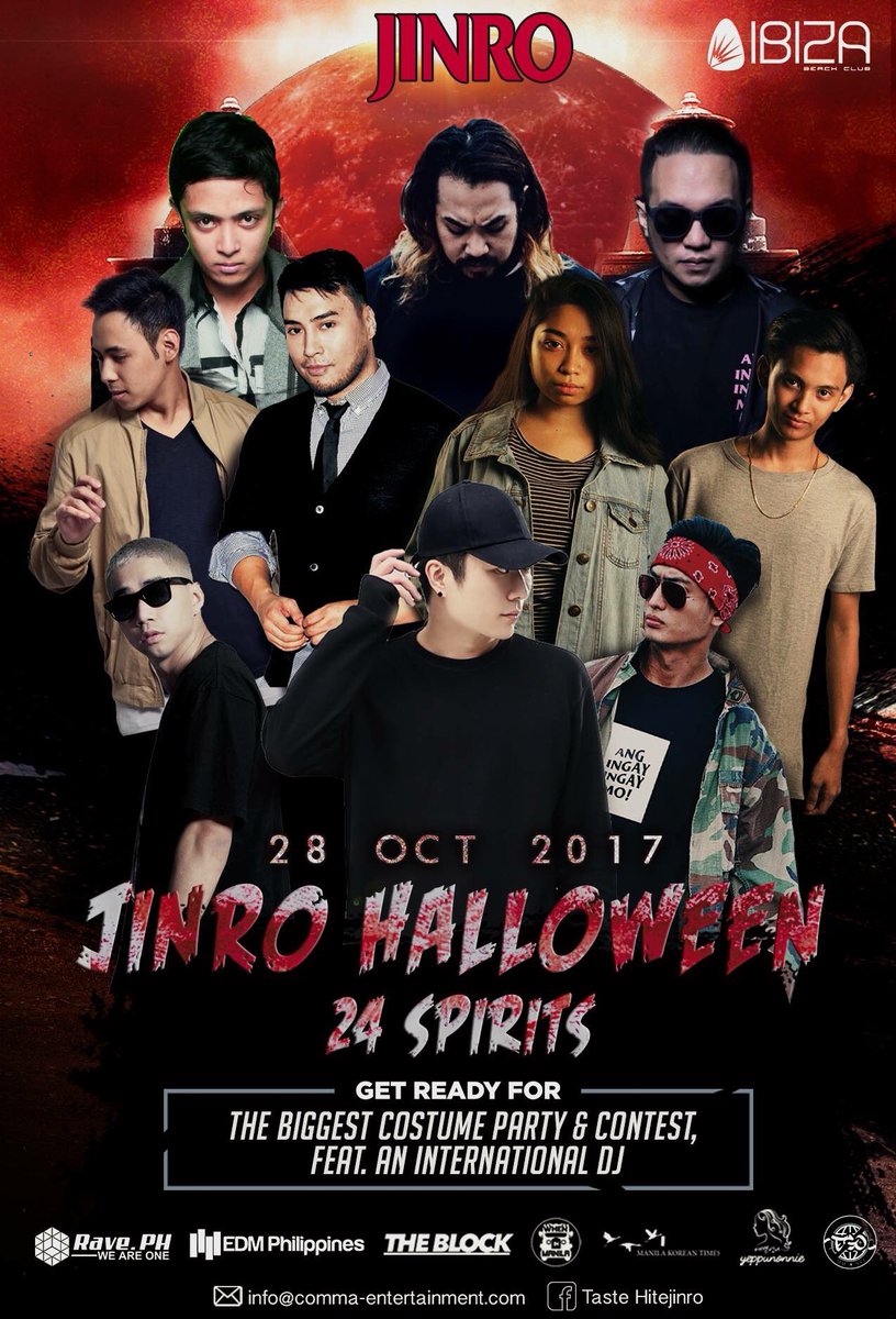 knockdownevents's tweet photo. #JINROHalloween happening tonight at IBIZA BGC! Say "KD" at the entrance for FREE guest list! #KDEvents https://t.co/Ll32u8EiH5