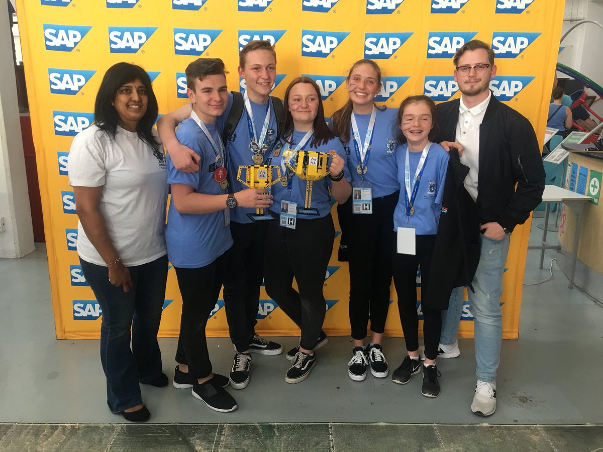 ParklandsTweet's tweet image. Extremely Proud of @HyperionBotsFLL for winning #champions &amp;amp; #robotperformance trophy today @firstlegoleague @FLLSouthAfrica @MalaNaidoo2529