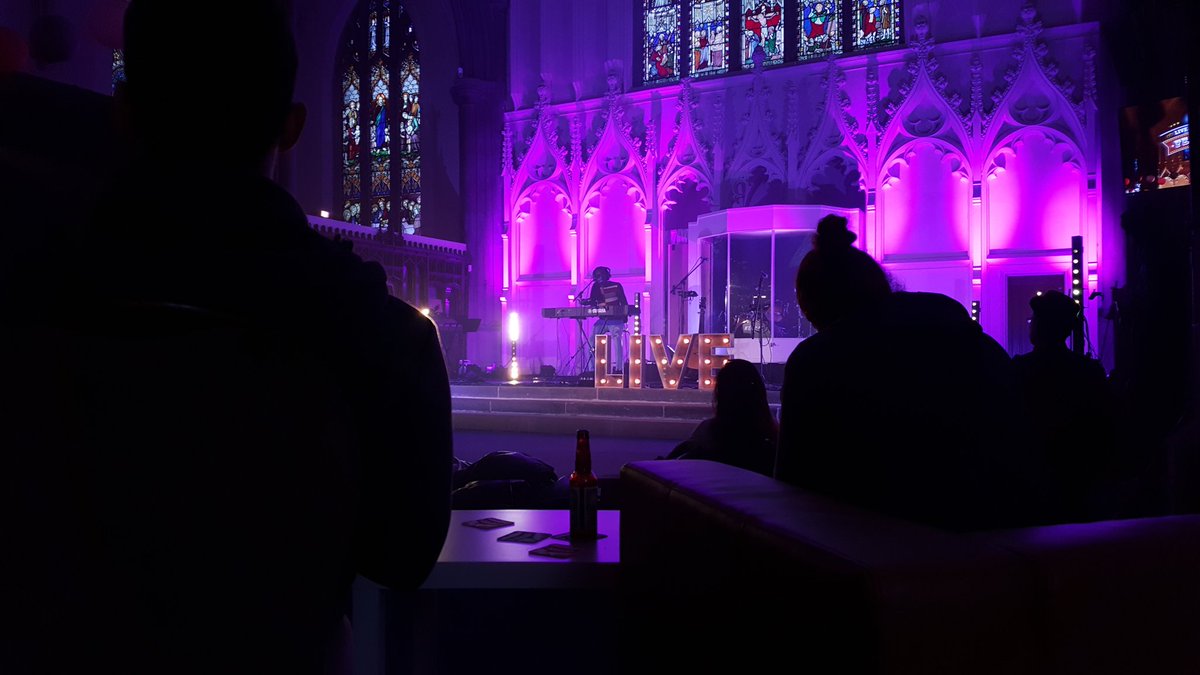 liveatstmarks's tweet photo. .@mosesblaak has the crowd with his amazing voice! Come and check him out! https://t.co/IL1zyn1qAv