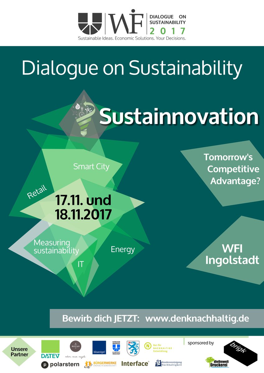 WFI_Dialogue's tweet photo. Jetzt schnell sein und sich noch bis zum 31. Oktober unter https://t.co/1yNSE6ng2z zum #dialogueonsustainability anmelden https://t.co/hBCZ4YDlV3