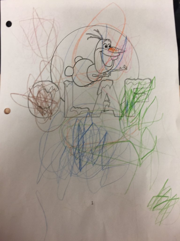 I was practicing my coloring skills at work last night.  One a scale of 1-museum worthy, where do I stand?