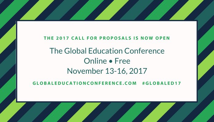 elemenous's tweet photo. Pls. share! 8th Annual free, online Global Education Conference https://t.co/g3O35GGWxL #EdGateway #ExchangesMatter #ExchangeOurWorld https://t.co/OQn2avwsfG