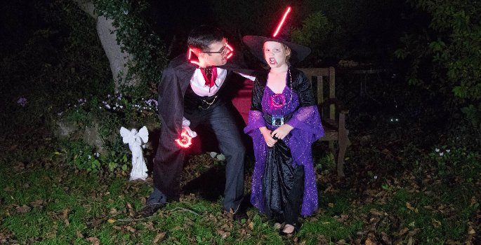 Educ_Technology's tweet photo. Modern #tech fashions old #school chills with @Kitronik's spooktastic #Halloween costumes https://t.co/b1mDzqlOgl https://t.co/dw3rnlN1wg