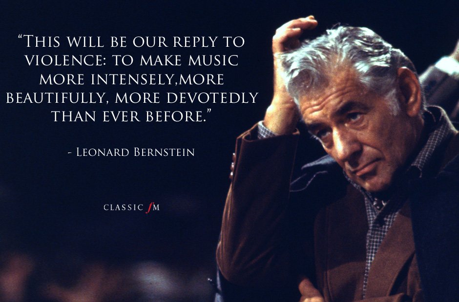 SecretRhythms's tweet image. This will be our reply to violence: To make music more intensely, more beautifully.

#music #violence #quotes