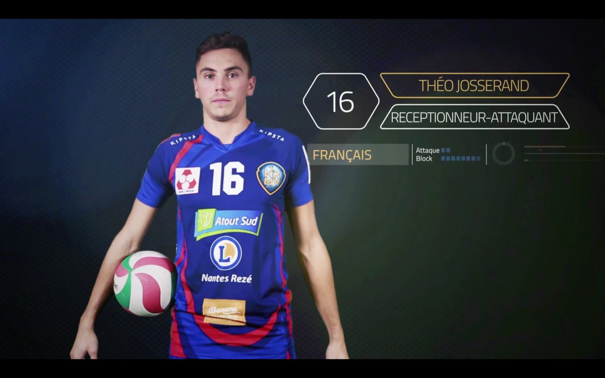 🔥It's Game day 
⏳ H-7
Théo Josserand est prêt pour la bataille de ce soir !
📢 20h00
🆚 Nice Volley Ball
📍 Salle Arthur Dugast
#NRMV