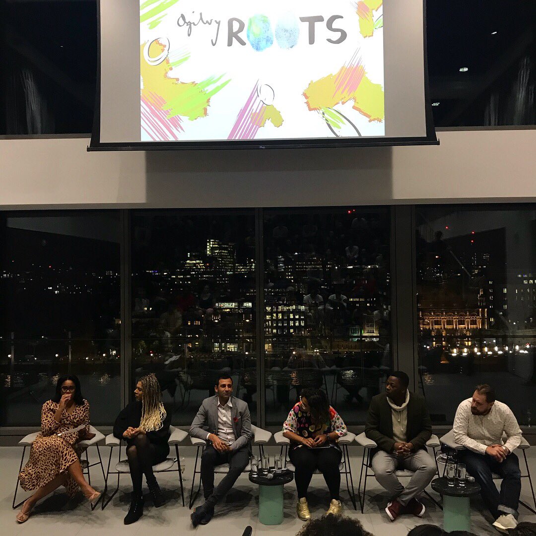 We're still buzzing off last night's #OgilvyRoots. SO good to see #PoC in #advertising uniting to have their voices heard. More more more!
