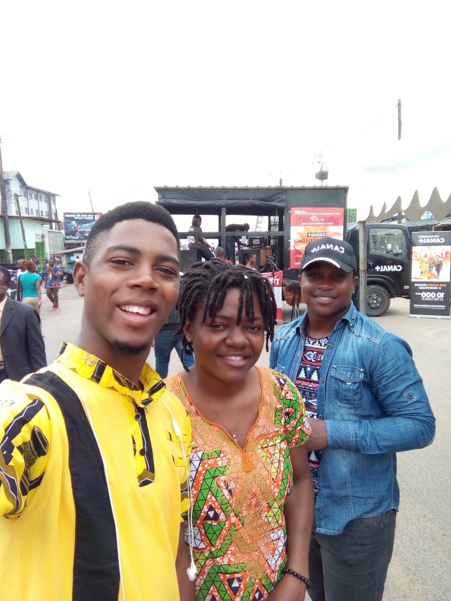 alainyoudjeu's tweet image. Nous sommes déjà posé à Ange Raphaël pour vivre le #Talentchallenge offert par Canal +.Des talents viendront s'exprimer. 150.000fcfa