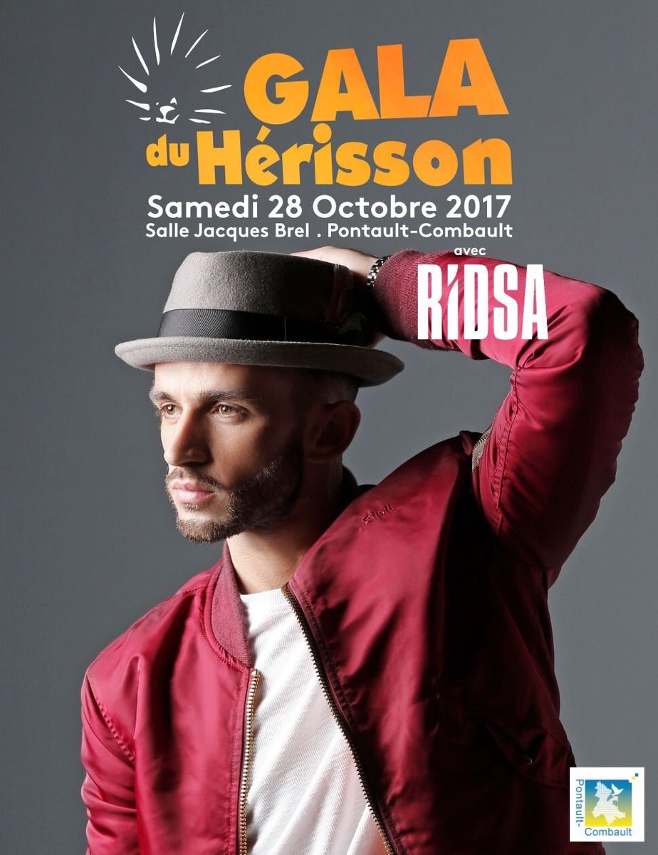 RidsaNews's tweet photo. @Ridsa_Officiel sera ce soir à Pontault-Combault pour le Gala du Hérisson au côté de nombreux artistes 🔥🔥 https://t.co/iDlov8IpYw
