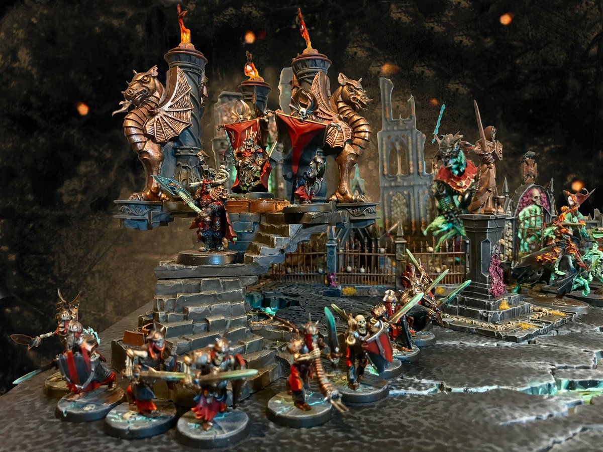 groje's tweet photo. My #armiesonparade entry 2017 is ready for display at the #Warhammer store in Wuppertal :) #AgeofSigmar #PaintingWarhammer #AoP2017 https://t.co/Dfhgw9dO0i