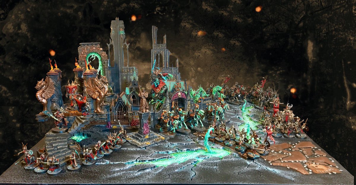 groje's tweet photo. My #armiesonparade entry 2017 is ready for display at the #Warhammer store in Wuppertal :) #AgeofSigmar #PaintingWarhammer #AoP2017 https://t.co/Dfhgw9dO0i