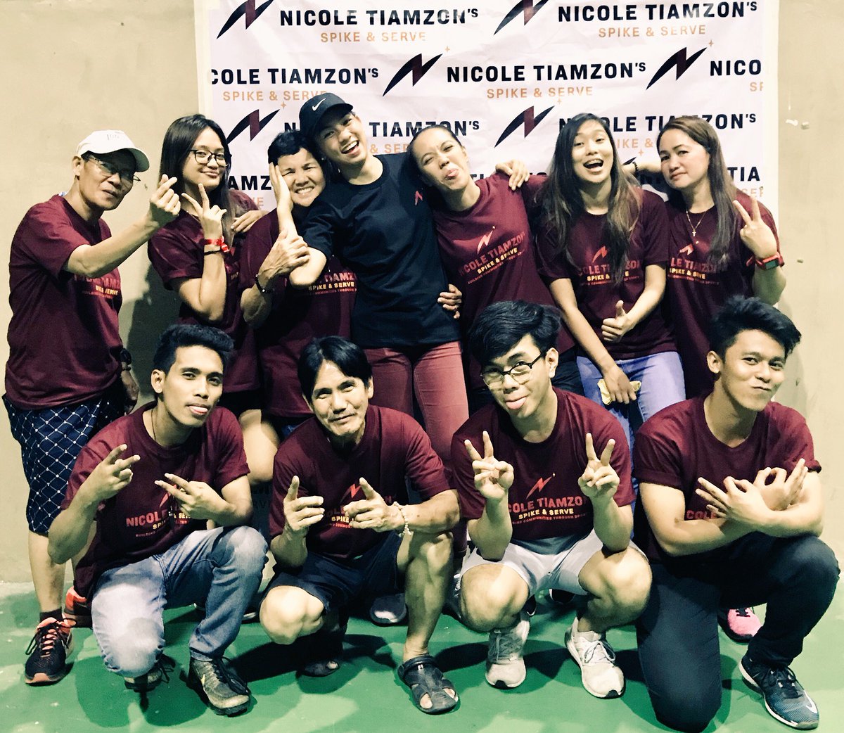Spike and Serve: Building communities through sports 🖤 #SpikeandServe2017 #Tiammy #AntipoloLeg
