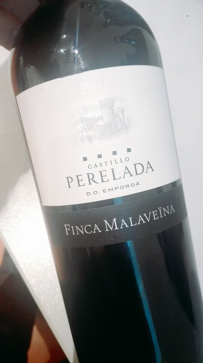 MiguelCallejaO's tweet photo. Finca Malaveina 2007 🍇 #merlot #csauvignon #syrah #garnacha 🍇 @Perelada @DOEmporda @UECatadores #añadasmiticas2007 #pistasGastrobloGGicas https://t.co/1gtJ95mCgz