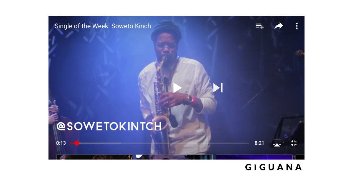 GiguanaLive's tweet photo. #shoutoutsaturday last weeks #singleoftheweek @sowetokinch Soweto Kinch Official
https://t.co/dN6z5dVtqA
#livemusicfilming #liveband #live https://t.co/N07zGseyYb