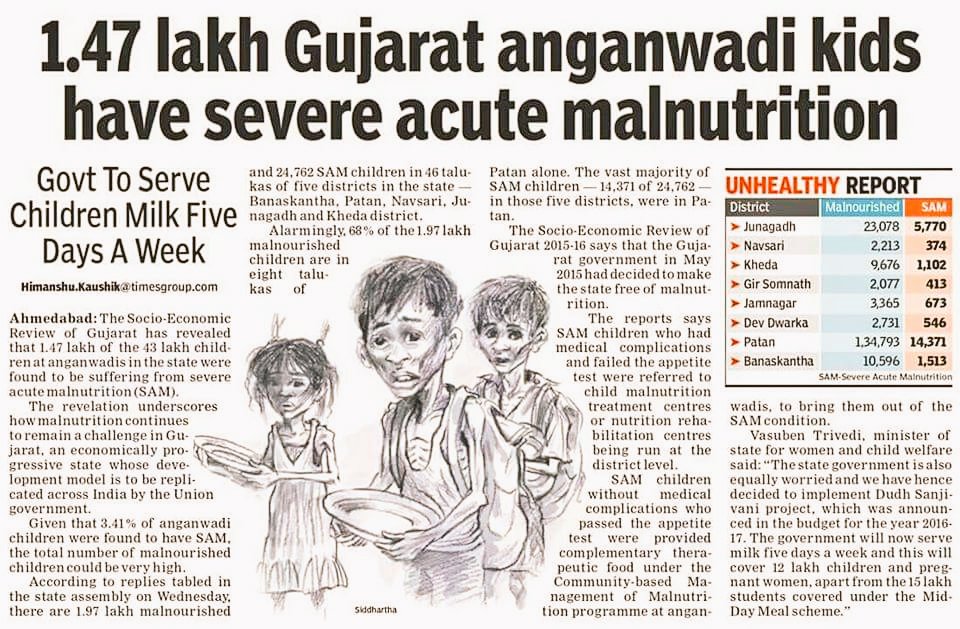 vijay4joe's tweet photo. #ModiAakhirKyun So called Gujarat model was just an hallucination👿 Shame on Feku! https://t.co/hAMt60Tf70