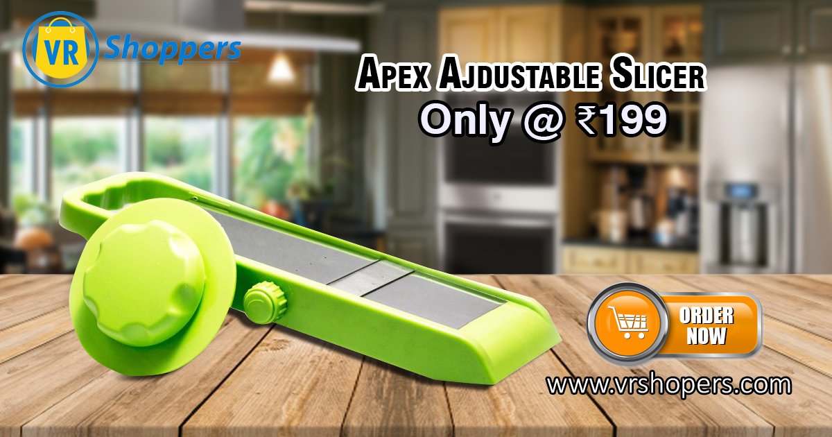 VRshopers's tweet photo. Shop Online Apex 4 in 1 Slicer on #VRShoppers only @199/-
 #Kitchenappliances  #slicer #ShopForKitchen #StunningSaturday #WeekendVibes https://t.co/RyY1klr4l1
