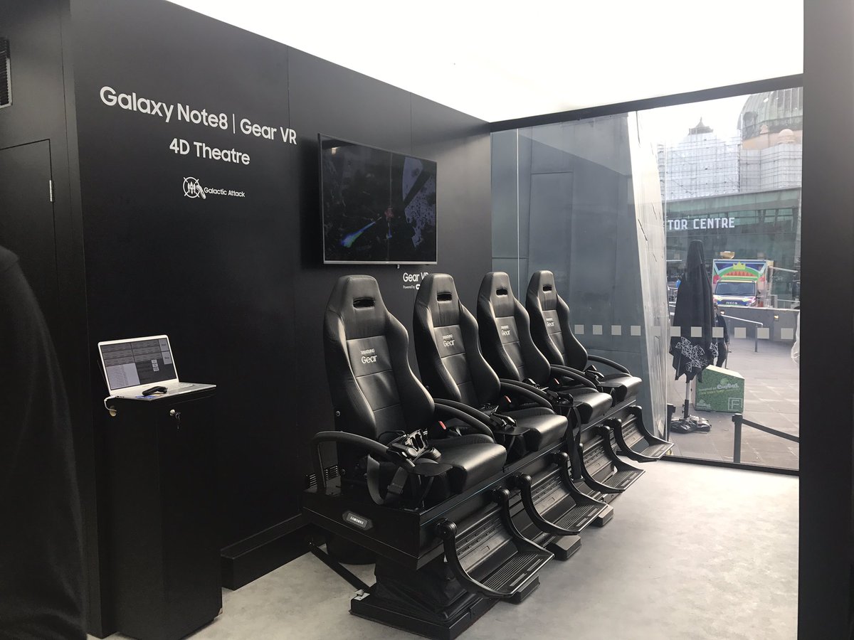 There's a Samsung VR experiential activation in Melbourne, not too far from the PAX action, at Federation Square