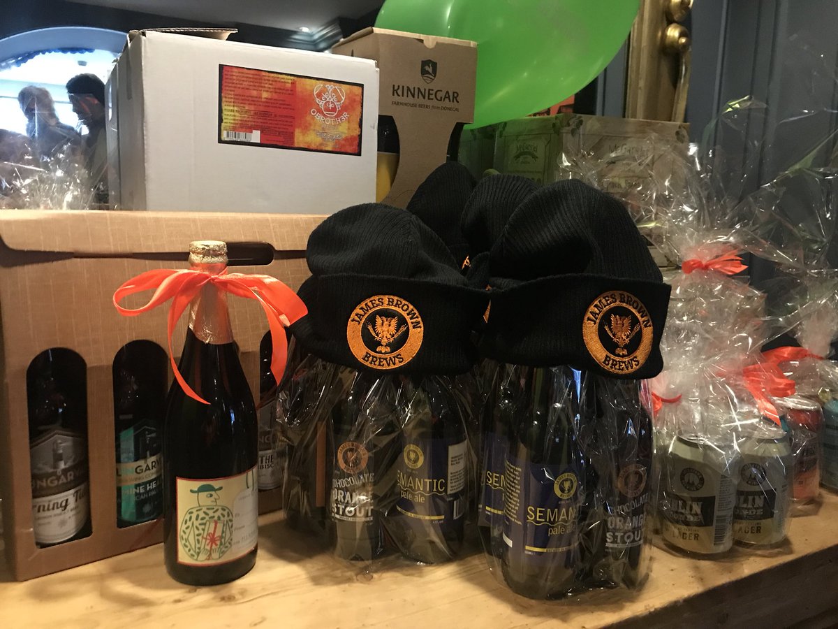 Getting ready to head out for our @fightngblindnes charity #beerrun 🍻 check out some of the amazing prizes! 🙌