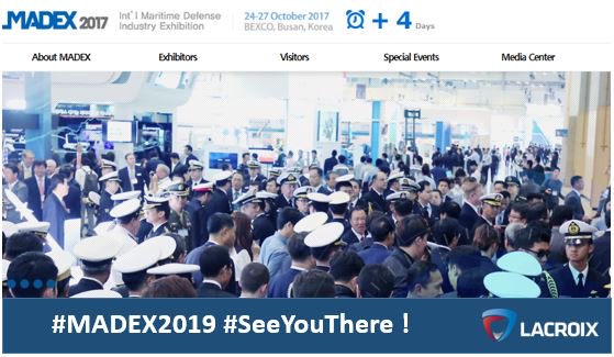 LACROIX_Defense's tweet photo. #MADEX2017 Our @LACROIX_Defense Team would like to thank you #ROKN
 &amp; #MADEX2017 Officials,  customers &amp; media partners SeeYou #MADEX2019 https://t.co/ewuQBY8F5q