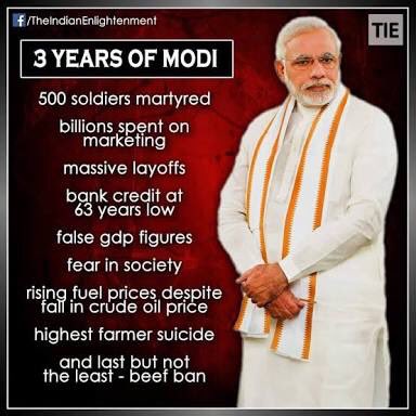 SanjaySingan's tweet photo. What have we achieved under Modi regime since 2014? People didn't elect you for this. Why Modiji?
#ModiAakhirKyun https://t.co/rOzkF3s0oo