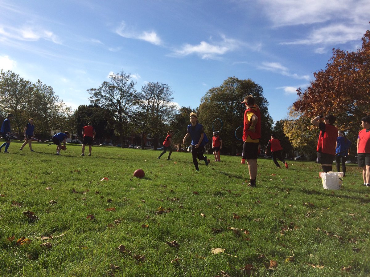 UPQuidditch's tweet photo. Warmups are under way!!!! https://t.co/CjeS4nBT4c