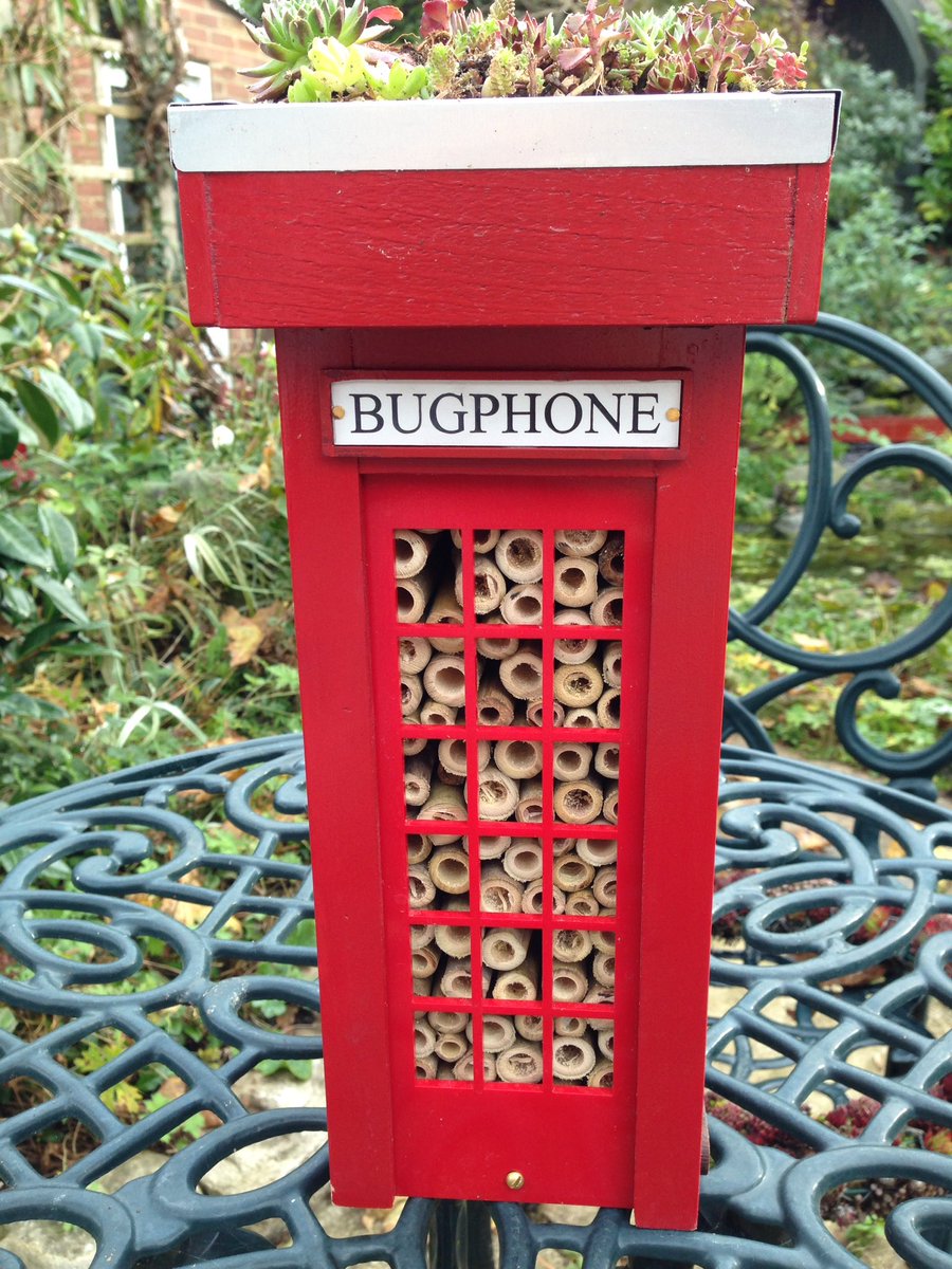 BriggsBughouses's tweet photo. #Beehotel or #Bugphone? Lots more great #homesfornature on my stall tomorrow @QuernmoreRoad @HarringayCat #365DaysWild @WildHomesLondon https://t.co/H8a10prxw7
