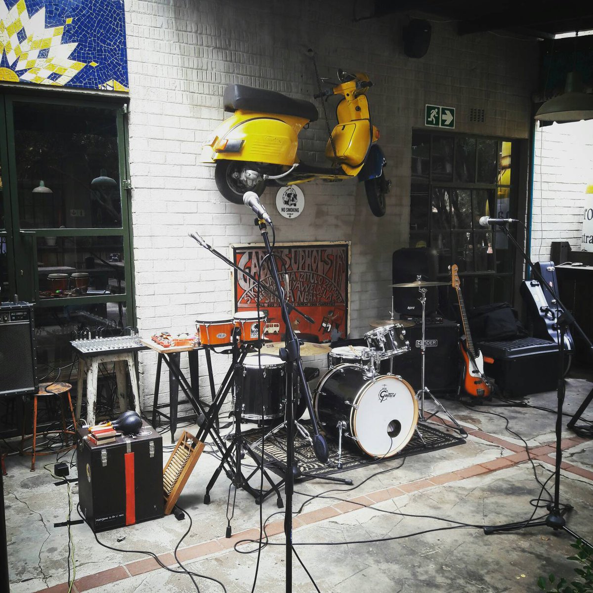 Ready to go at @StanleyBeerYard today. We kick off just after 2pmish. Pull in, it's FREE.