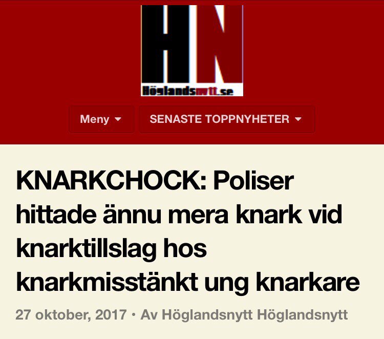 Knark Knarksson satte rubrik