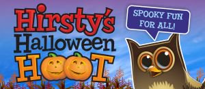 Family Halloween event all weekend at Hirsty's Fun Park in Hemsby. Pumpkin carving, maze, lanterns, nerf guns - see hirstysfamilyfunpark.co.uk/halloween-hoot/