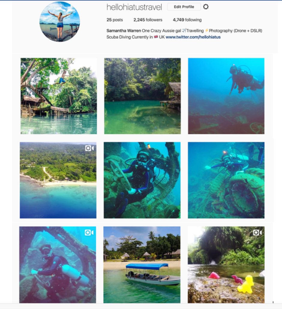 Do you love #scuba #diving? Check out 
instagram.com/hellohiatustra…
Follow for awesome #photography so I can #followback!
#travel #ocean #dive