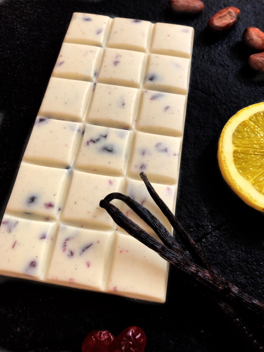 BooharaChoc's tweet photo. Staying warm with a new flavour that reminds us of #summer. Introducing the #Boohara Lemon Cranberry White Chocolate bar!
#sharethelove https://t.co/aTZHC6IxH6