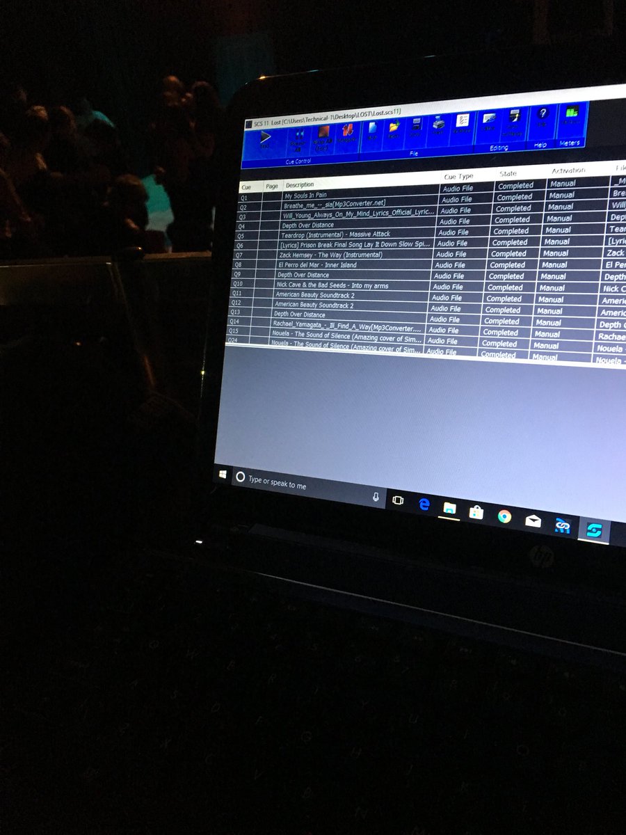 PerfArts_NL's tweet photo. Sound and lights plotted at #BellshillCulturalCentre we are ready for 1st dress rehearsal of @Arts_NL #TheLost by #NLStudio https://t.co/x7ouI5ohNI