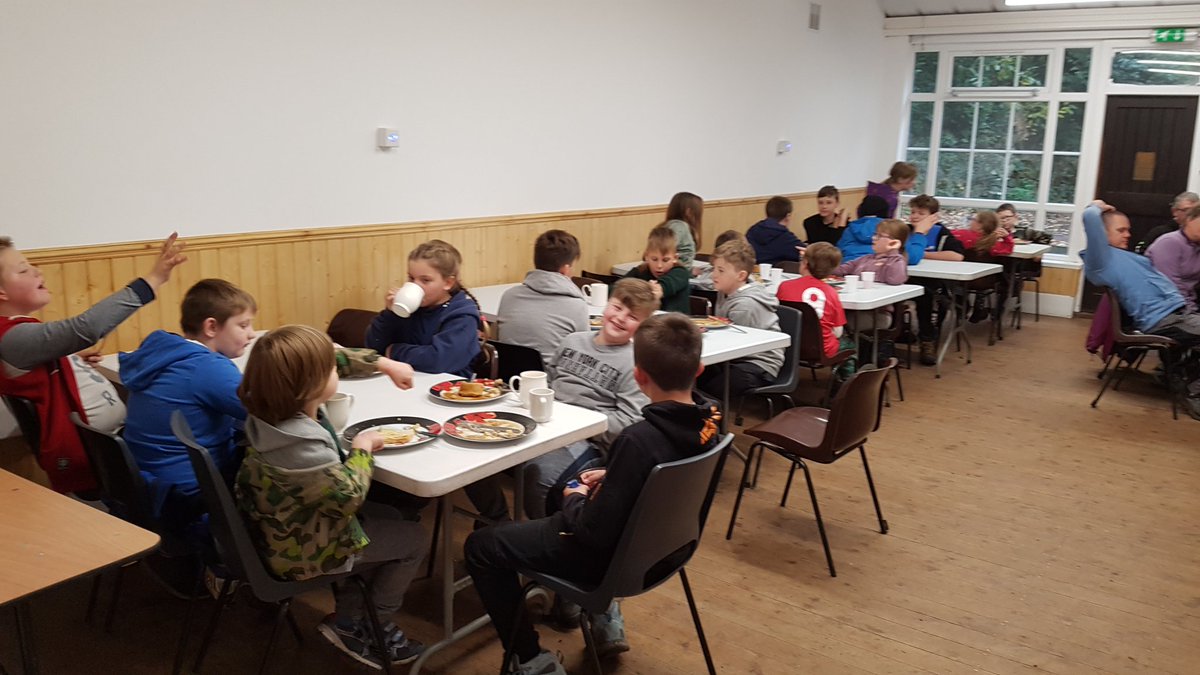 @WrightsFoodGrp A Big Thank You to for the donation of pies for lunch on our group camp this weekend they went down well