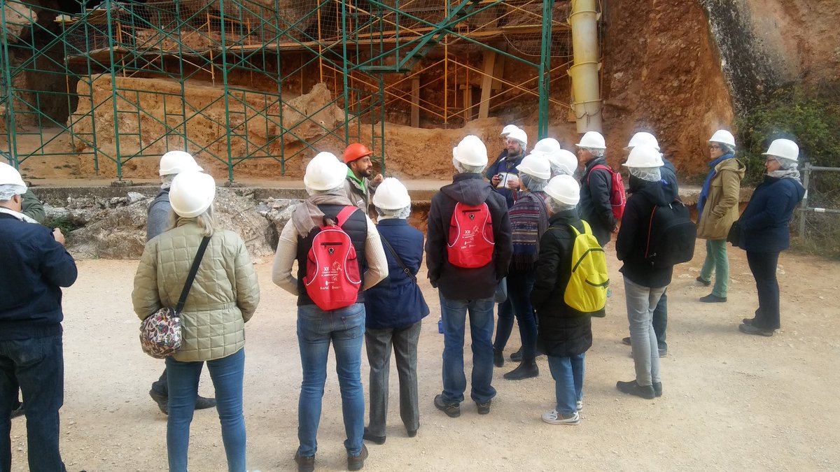 CiaXII's tweet photo. We're spending the day visiting Excavations at the Atapuerca Sites and the @museoevolucion. What a great way to finish #CIA2017! https://t.co/16epoVHC2y