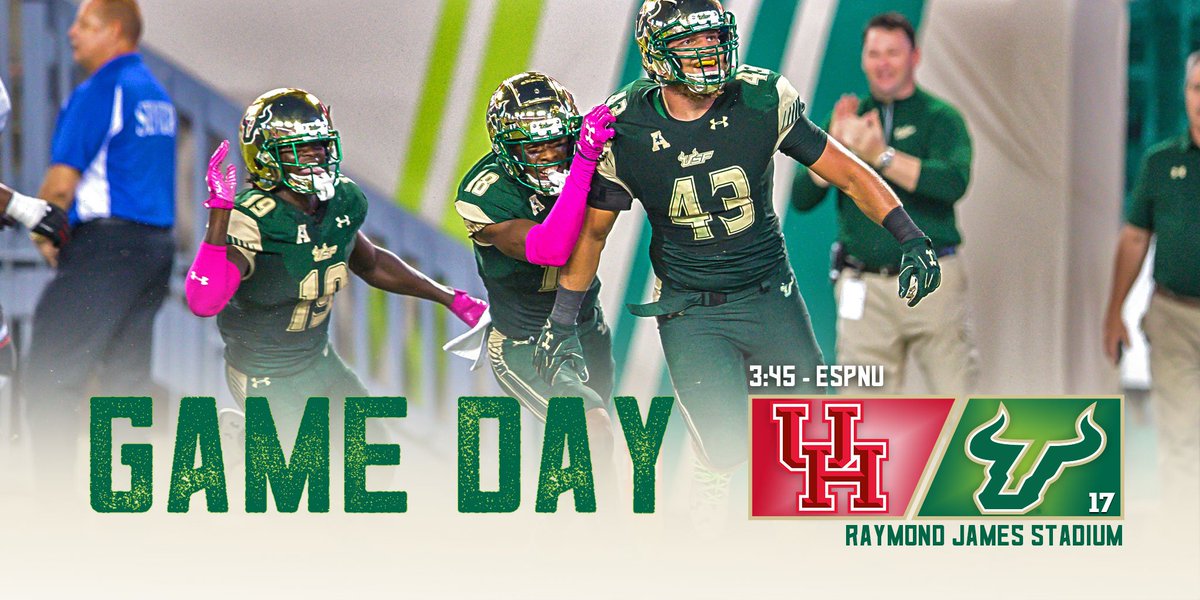 USFFootball's tweet photo. It's the best day of the week!! #BeatHouston #BullStrong

⏰: 3:45
📍: Ray Jay
📺: @ESPNU
📻: https://t.co/cdle9JKJut
📈: https://t.co/ChhOu9dtqR https://t.co/xxx17L0pzi