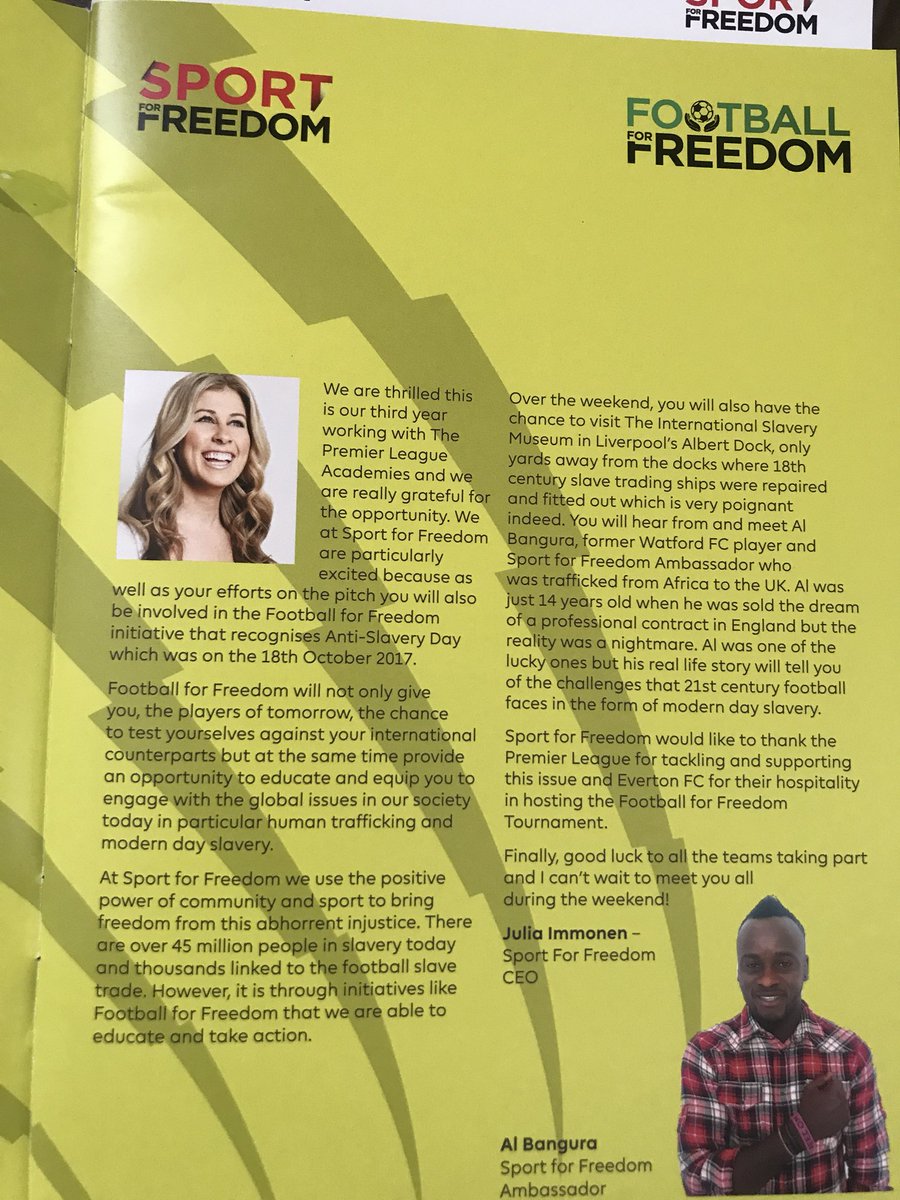 Sport for Freedom tweet media