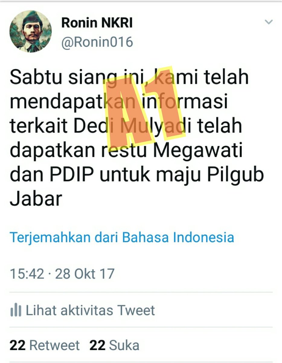 Seperti kicauan kami sabtu siang, arah dukungan PDIP sudah mulai diarahkan kepada Dedi Mulyadi

Tinggal dicari formulasi pelengkapnya saja