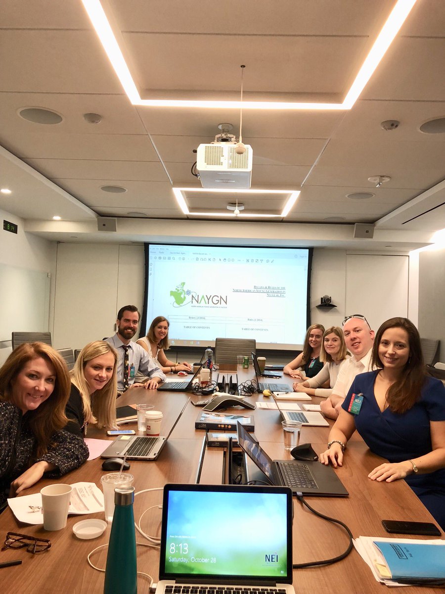 ChrisBradyWolfe's tweet photo. @NA_YGN day 2 Board mtg @chattyabbey @LeeFCausey @chrissy_johnsen @maria_pfeffer @nataliewood283 #saturdayvibes https://t.co/YQAJUZSeKN