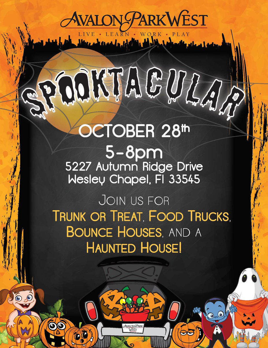 AvalonParkWC's tweet photo. See you tonight!! 👻🎃 https://t.co/xEGMJjoZna