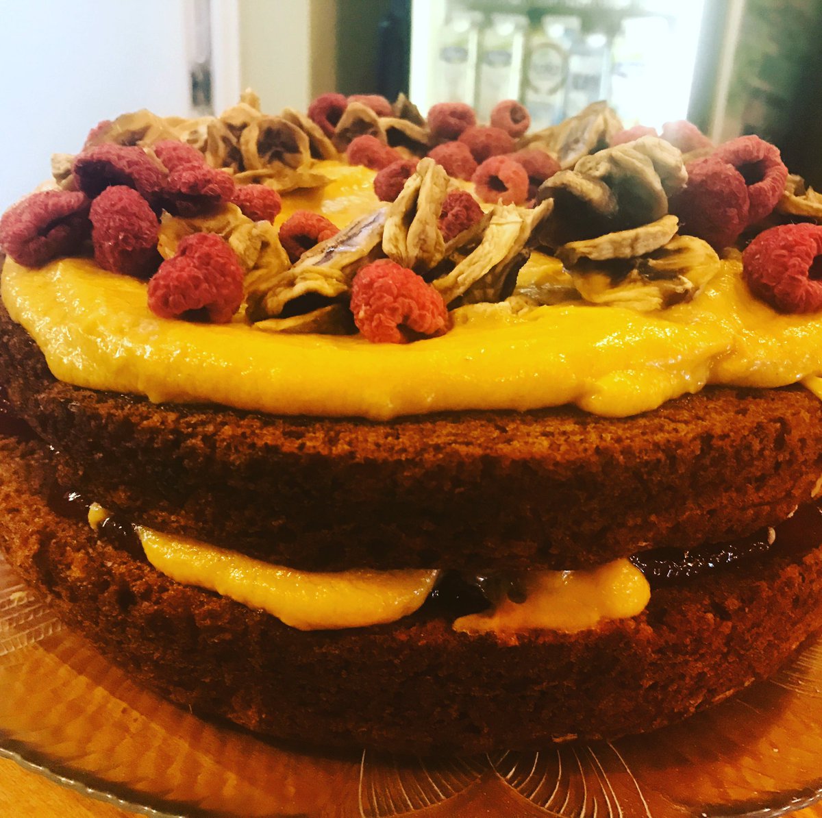 CrocusCafe's tweet photo. #vegan banana cake with peanut butter frosting and jam! #vegannottingham #nottinghamvegans #nottinghamtrent #uon #lenton #qmc #crocuscafe https://t.co/G1KCVgG74f