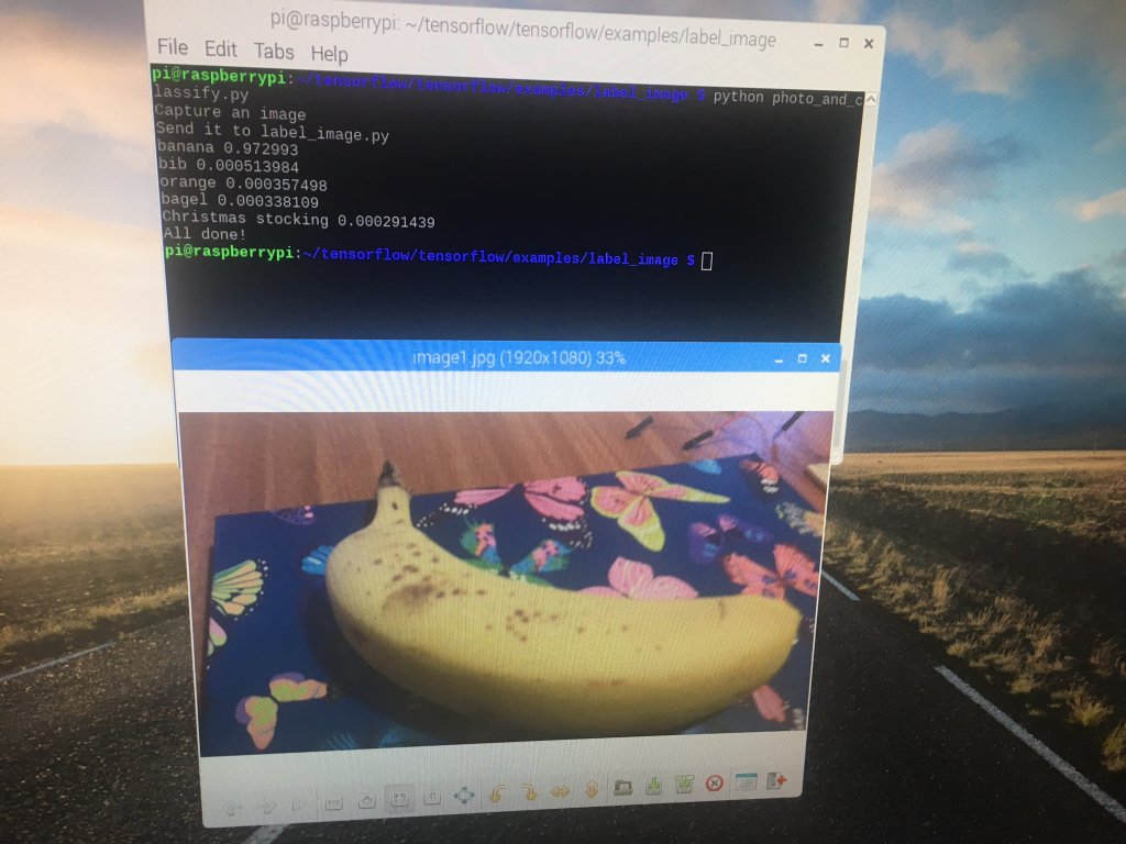 KoalasWelcome's tweet photo. @HackadayPrize #ElephantAI ๐Simple code for taking a photo with Raspberry Pi and classifying it using InceptionV3 graph #TensorFlow https://t.co/QRlycEs6lV https://t.co/JkeVc4407y