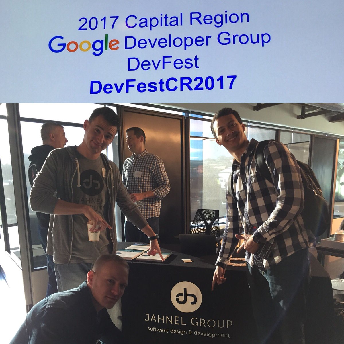 JahnelGroup's tweet image. We’re LIVE at the Capital Region Dev Fest! @gdgCapRegion #DevFestCR2017