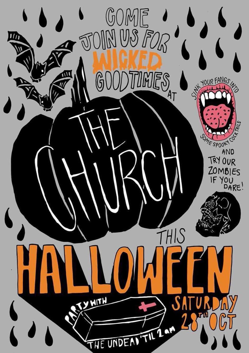 Our #Halloween party kicks off tonight from 5pm!! Join us for a night of music, dancing and cocktails 😈👻💀