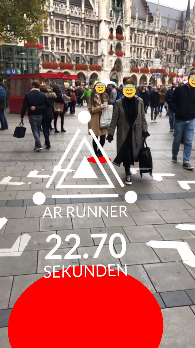 parstorfa's tweet photo. #ARRunner ist genial! https://t.co/AGoyYSlUiq
(bitte nicht auf dem Marienplatz ausprobieren... macht aber in der Menge noch mehr Spaß) https://t.co/E8As9hqoBM