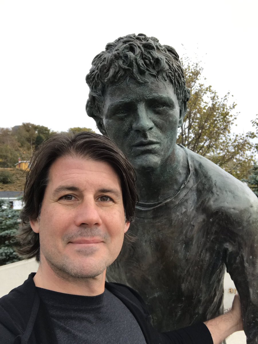 WayneLeeGPS's tweet image. Truly inspirational to be at Mile Zero in St John's Nfld. #terryfox #milezero