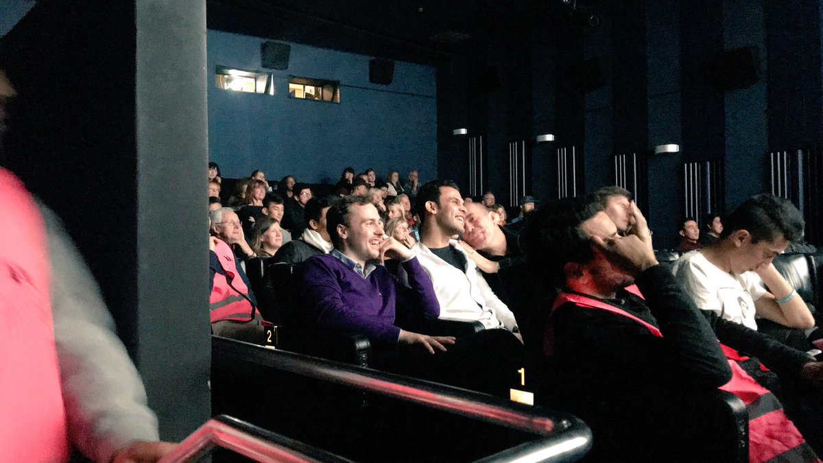 Nu visas Moderland med David Wikdahl &amp; Jon Leck + huvudpersonerna Moder och Andreas i publiken. Efteråt panelsamtal! m.facebook.com/refugeeswelcom…